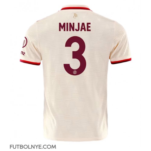 Camiseta Bayern Munich Kim Min-jae #3 Tercera Equipación 2024-25 manga corta